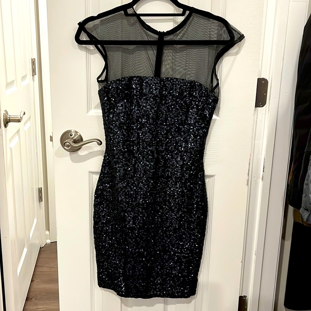Black Sheer back Dress